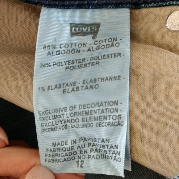 Levis Mid Length Denim Skirt - Picture 6 of 8